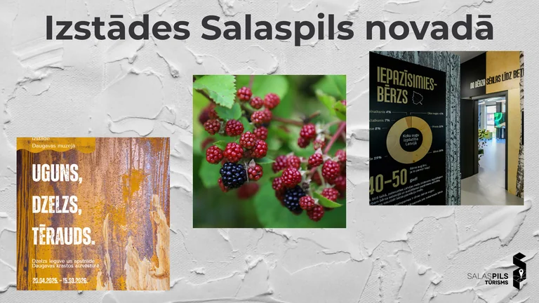 Aktuālās izstādes Salaspilī: divi termiņi septembrī