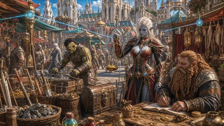 Lineage2AI MI MMORPG projekta vizualizācija 2